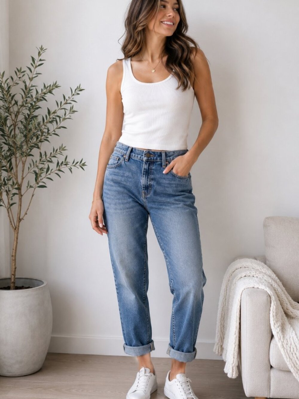 Levi's Light Blue Boyfriend Jeans
